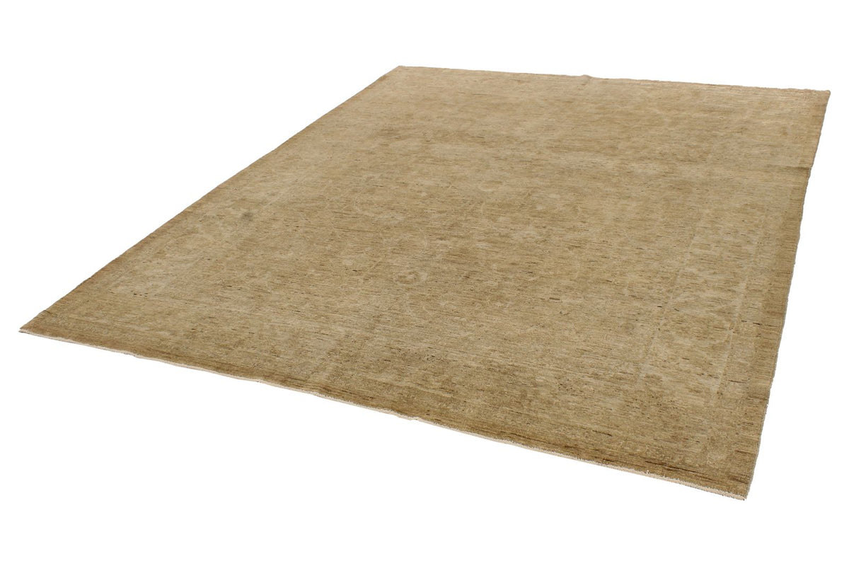 7x8 Beige and Ivory Persian Rug