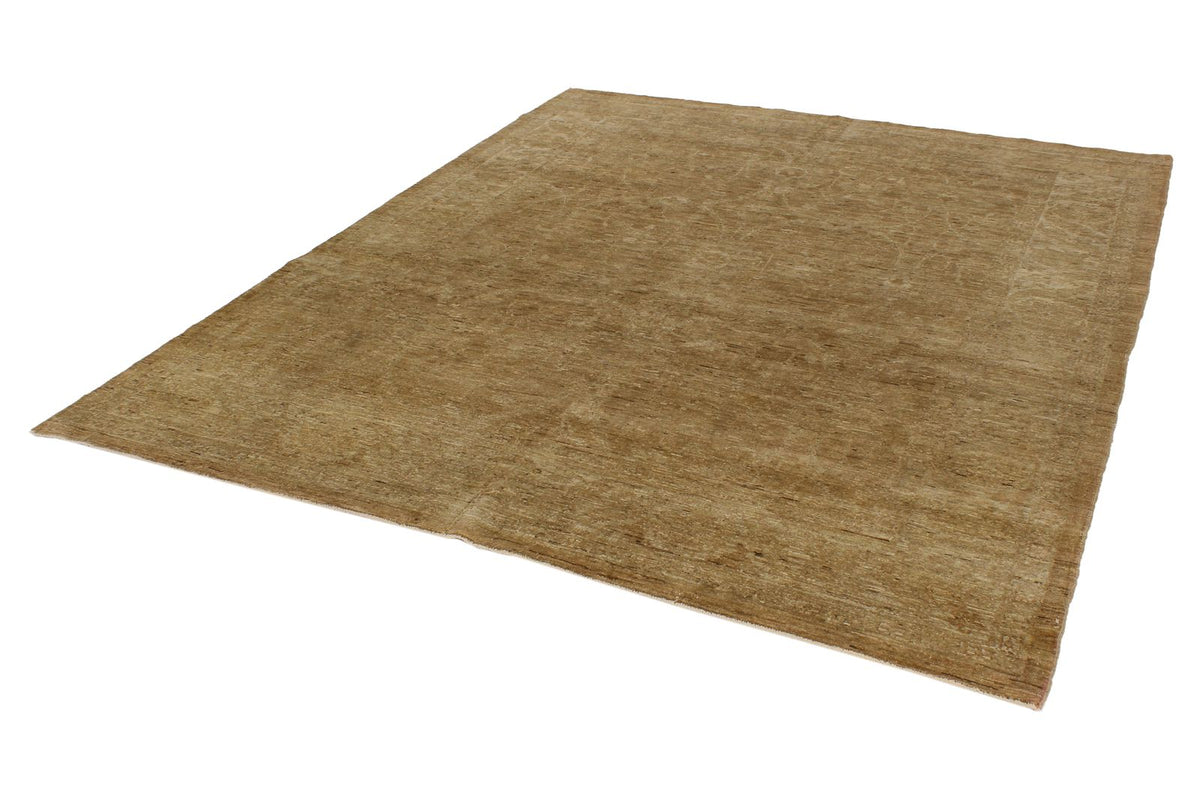 7x8 Beige and Ivory Persian Rug