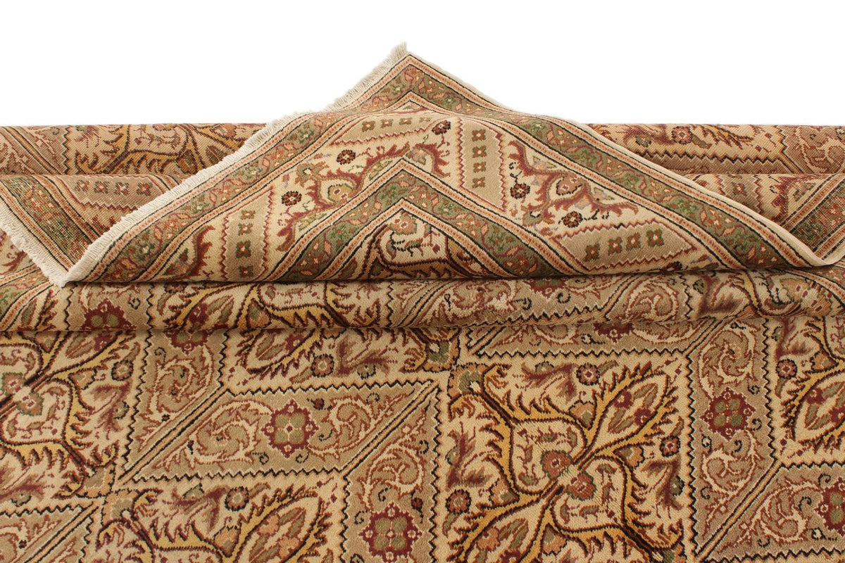 9x12 Beige Turkish Traditional Rug