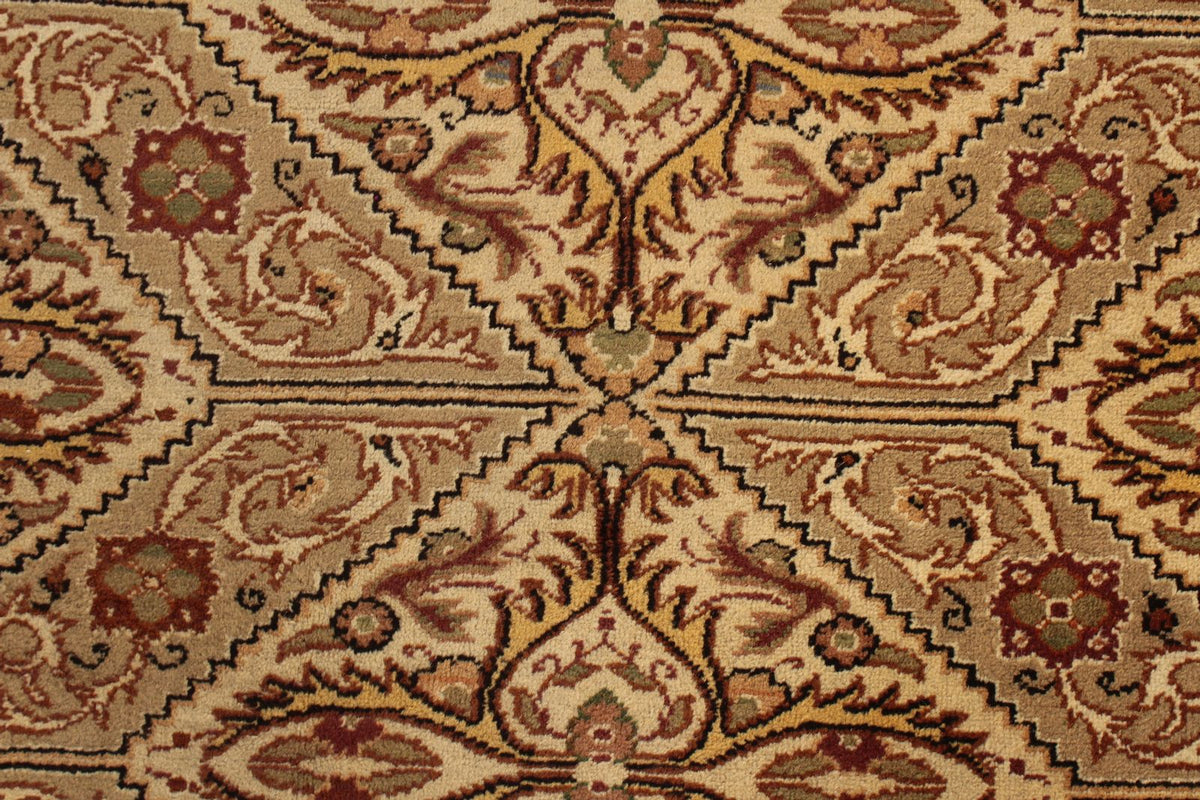 9x12 Beige Turkish Traditional Rug