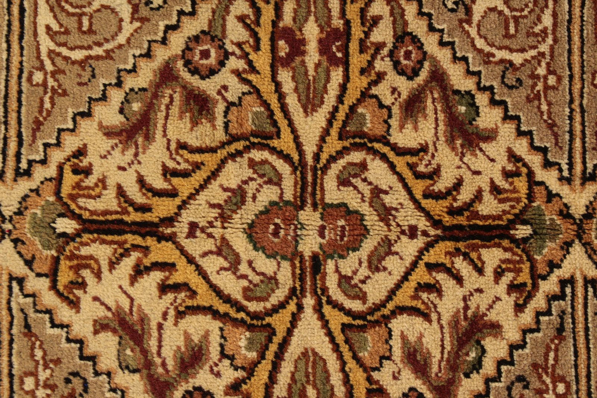 9x12 Beige Turkish Traditional Rug