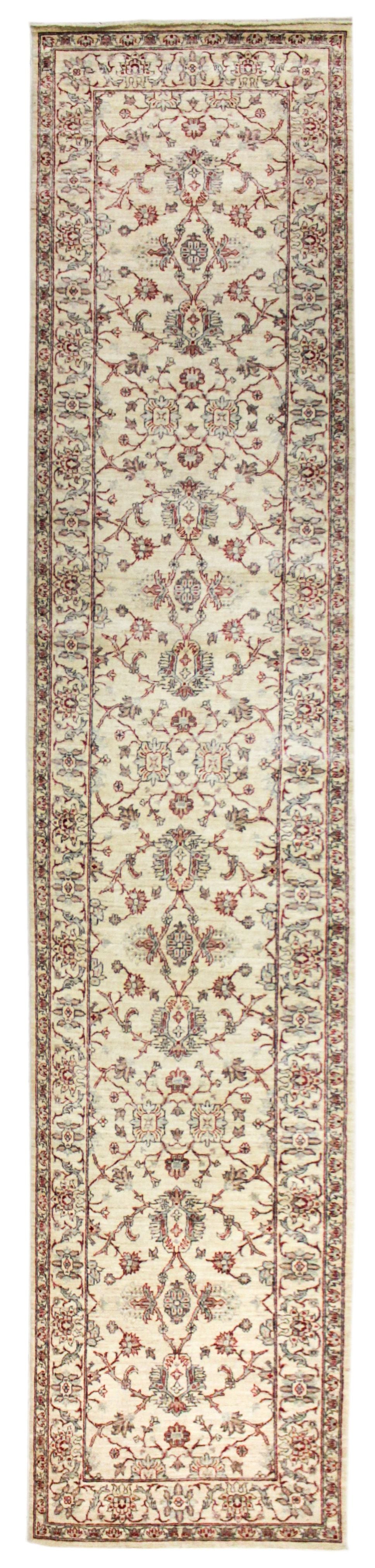 3x16 Ivory and Ivory Persian Runner