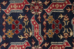 4x6 Navy and Red Turkish Traditional Rug