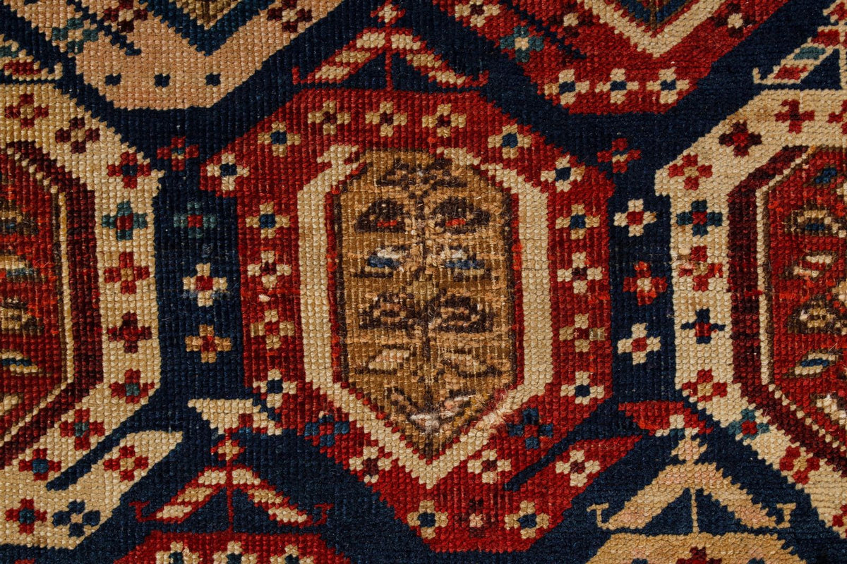 4x8 Multicolor Kazak Tribal Runner