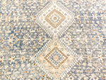 5x8 Blue and Gold Persian Rug