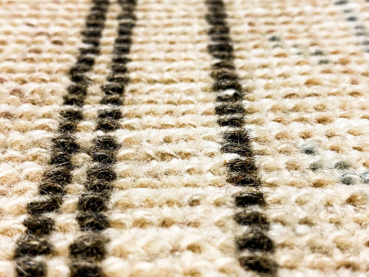 3x11 Ivory and Brown Persian Rug