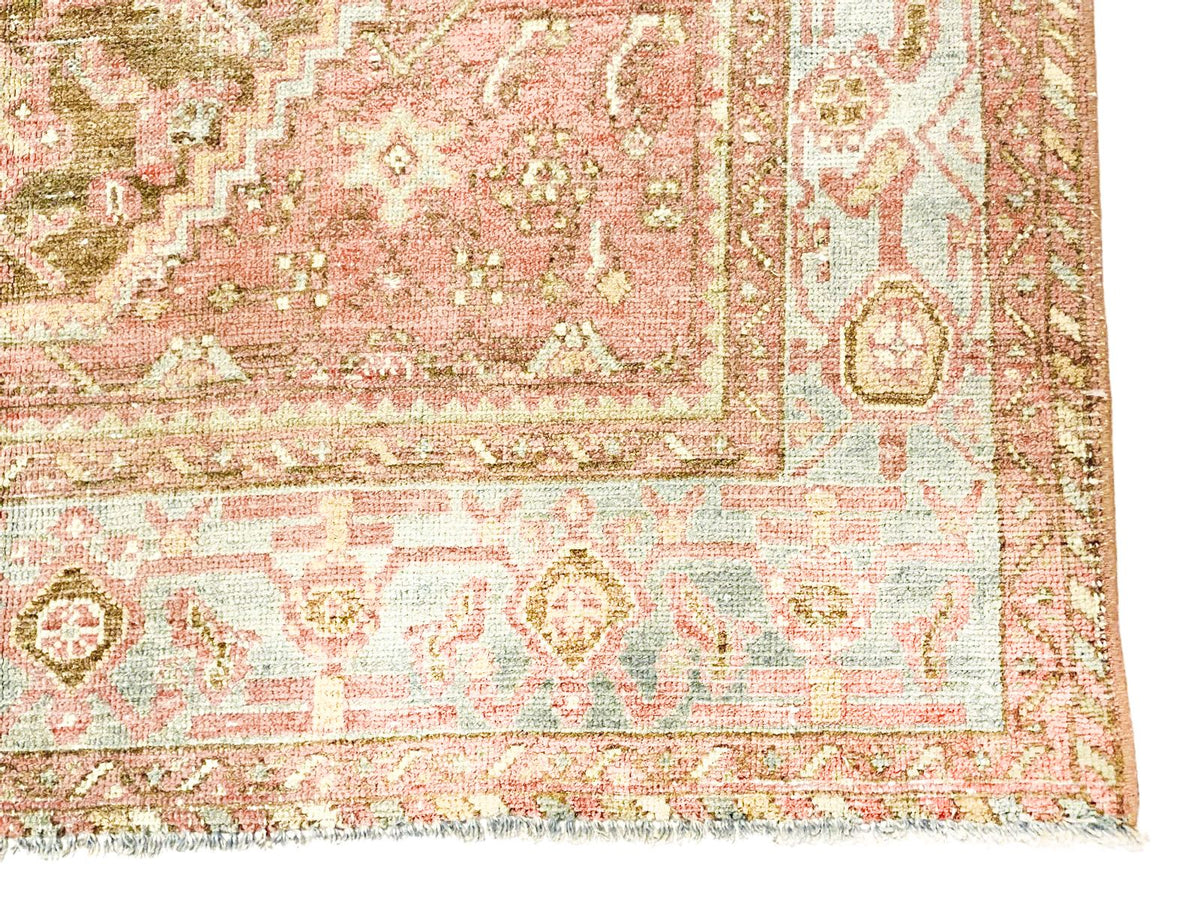 4x6 Brown and Pink Persian Tribal Rug