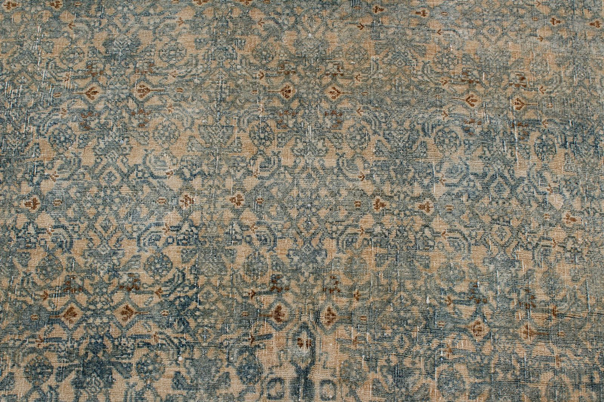 8x11 Ivory and Blue Persian Traditional Rug