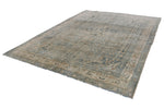 8x11 Ivory and Blue Persian Traditional Rug