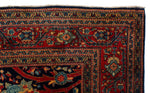 9x12 Navy and Red Persian Traditional Rug