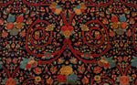 9x12 Navy and Red Persian Traditional Rug