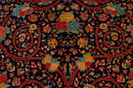 9x12 Navy and Red Persian Traditional Rug