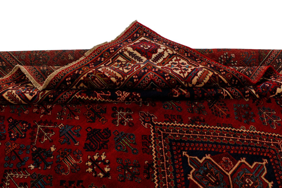 8x12 Red and Ivory Persian Rug