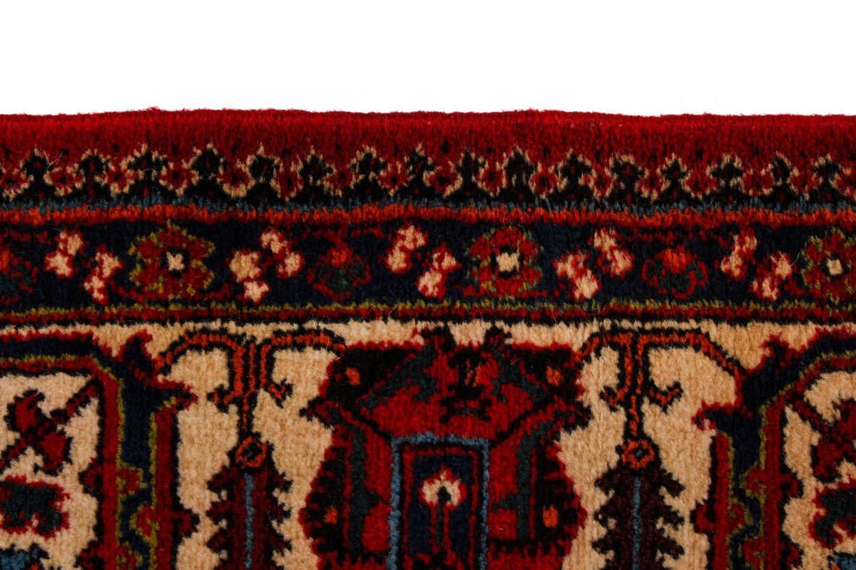 8x12 Red and Ivory Persian Rug