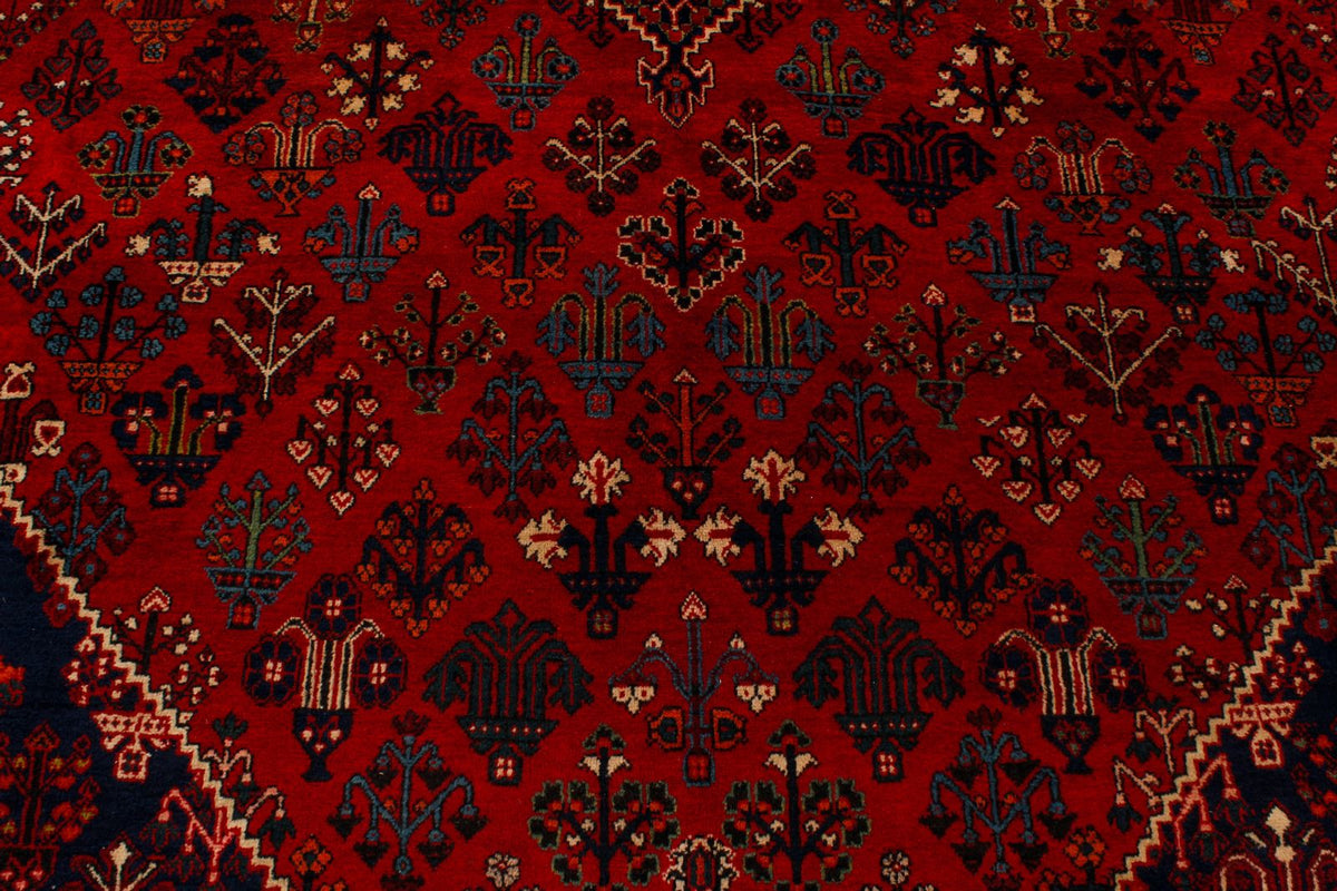 8x12 Red and Ivory Persian Rug