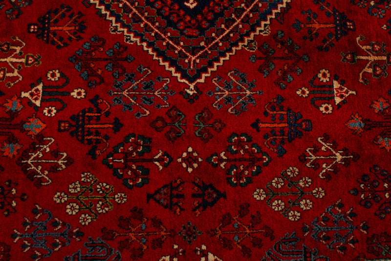 8x12 Red and Ivory Persian Rug