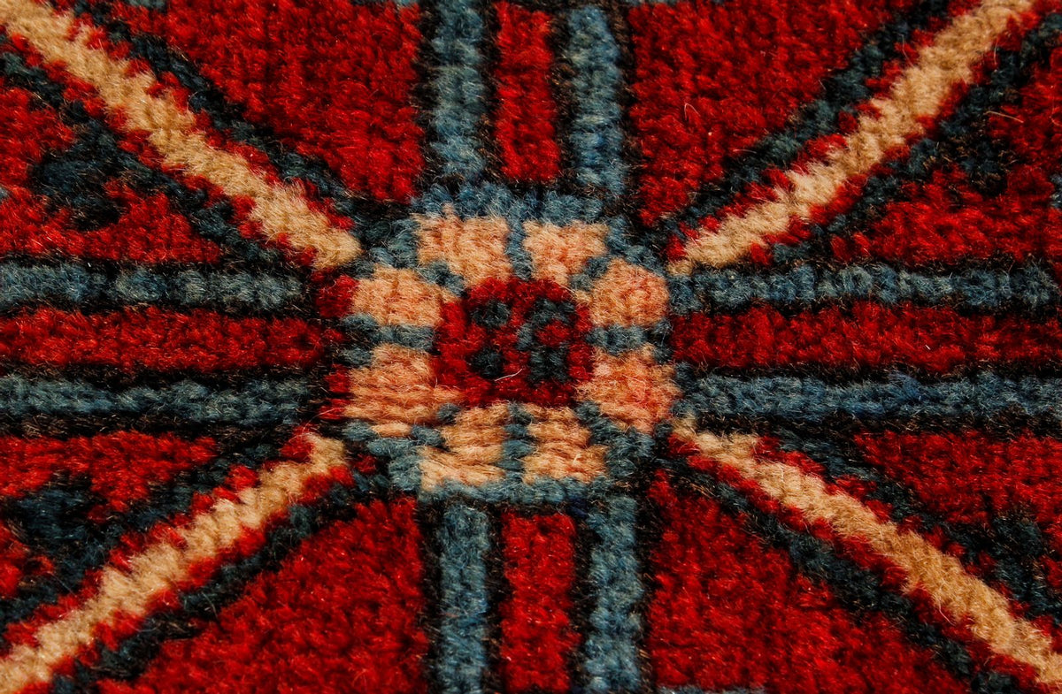 8x12 Red and Ivory Persian Rug