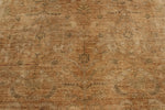 9x11 Brown and Beige Turkish Traditional Rug