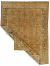 9x11 Brown and Beige Turkish Traditional Rug