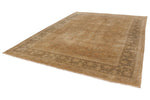 9x11 Brown and Beige Turkish Traditional Rug