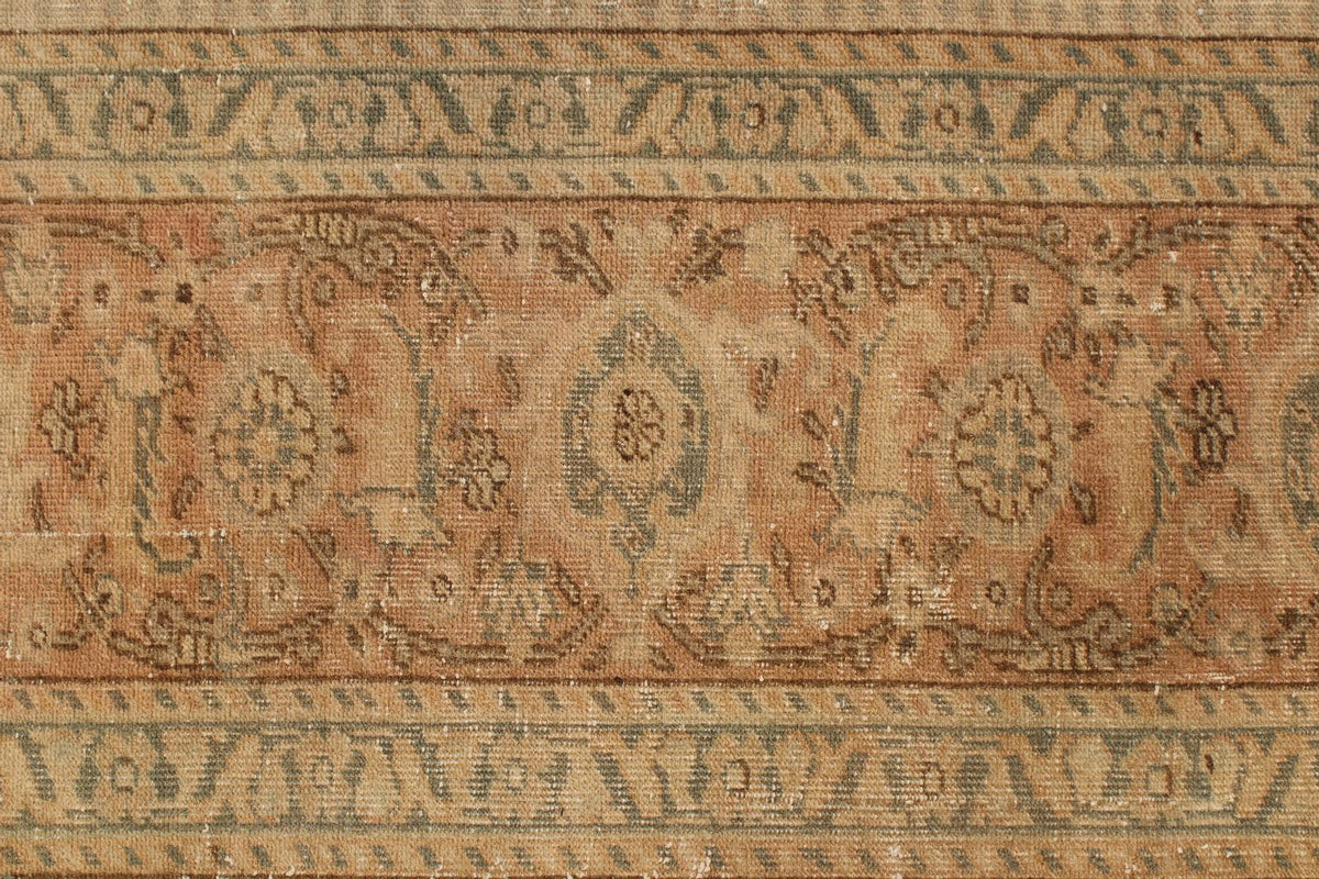 8x12 Ivory And Brown Turkish Traditional Rug