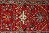 3x11 Red and Green Anatolian Traditional Runner