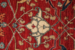 3x11 Red and Green Anatolian Traditional Runner