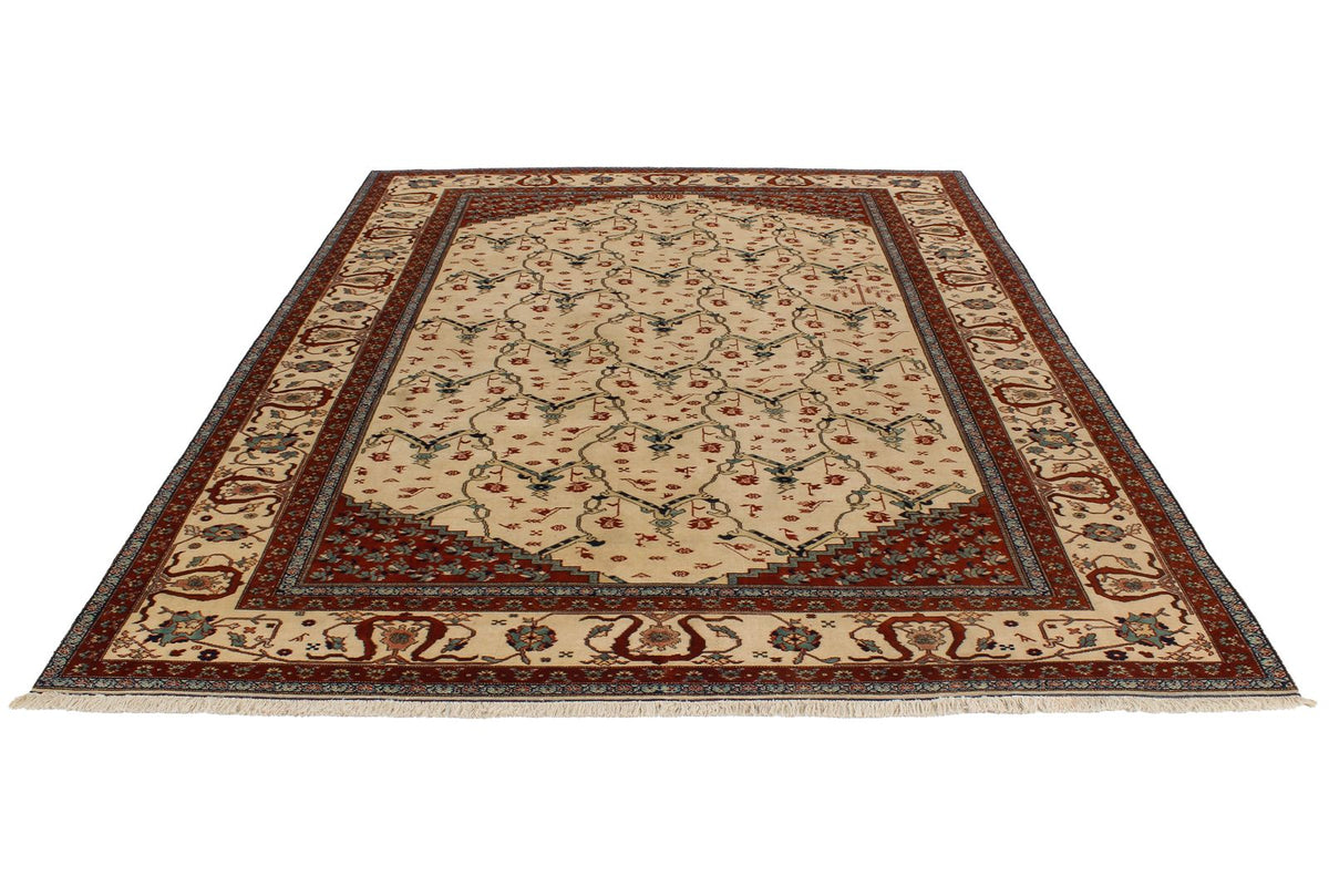 8x10 Ivory Persian Traditional Rug
