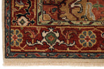 4x6 Ivory and Rust Anatolian Persian Rug