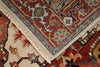 4x6 Ivory and Rust Anatolian Persian Rug