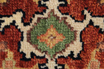 4x6 Ivory and Rust Anatolian Persian Rug