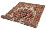 4x6 Ivory and Rust Anatolian Persian Rug