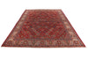 8x12 Red and Ivory  Persian Traditional Rug