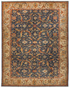 9x12 Blue and Beige Turkish Traditional Rug