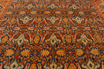 11x13 Blue and Gold Turkish Traditional Rug