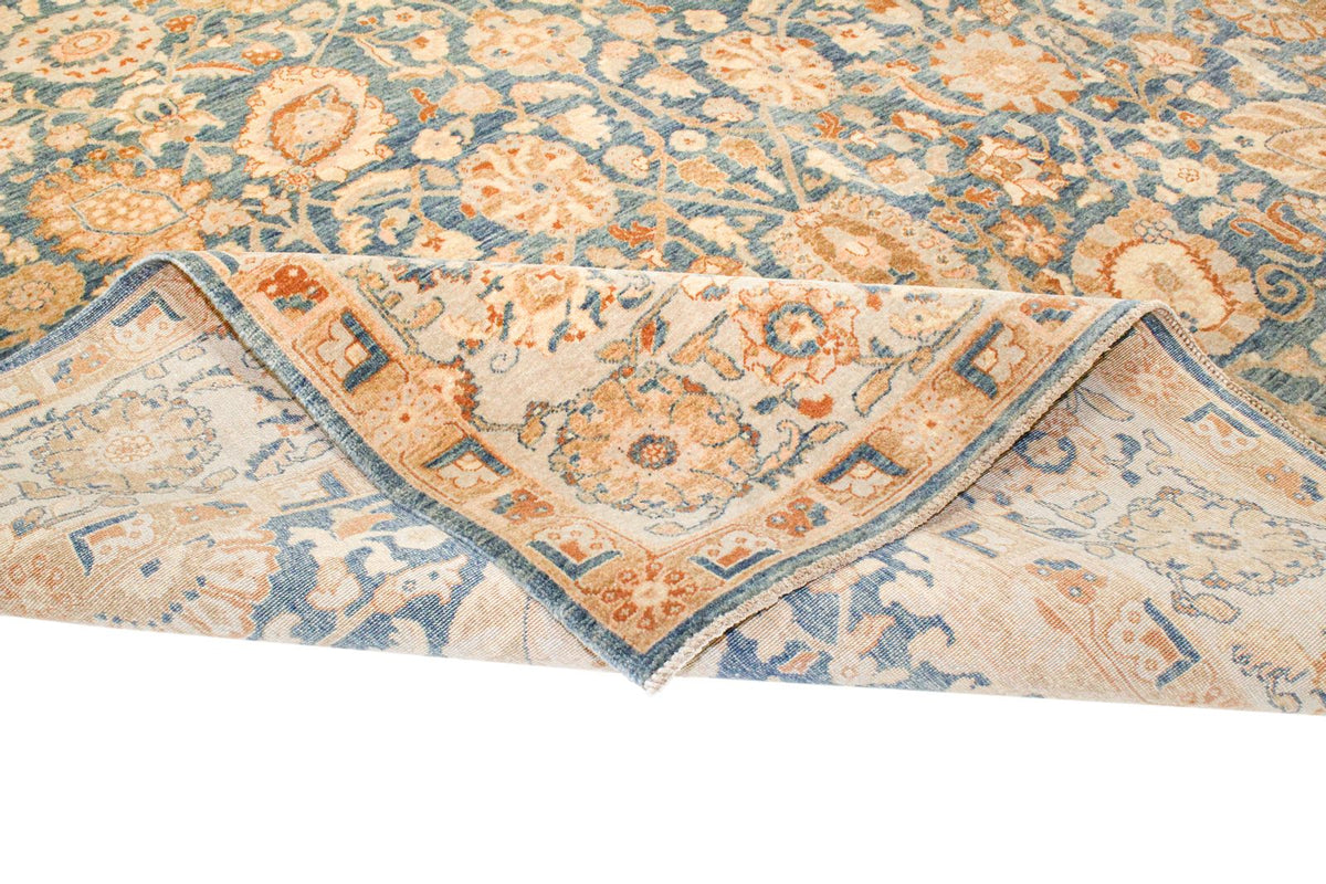 6x9 Blue and White Turkish Traditional Rug