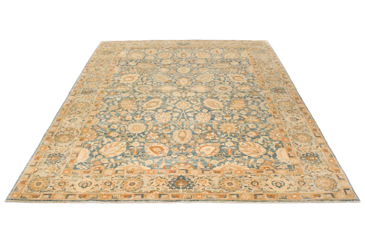 6x9 Blue and White Turkish Traditional Rug