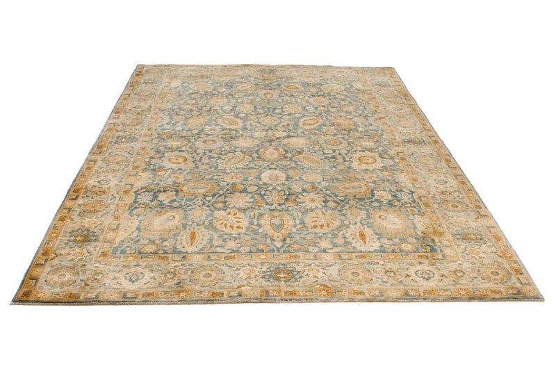 6x9 Blue and White Turkish Traditional Rug
