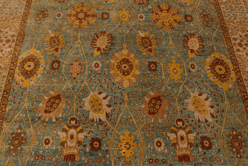 6x12 Blue and White Turkish Traditional Runner