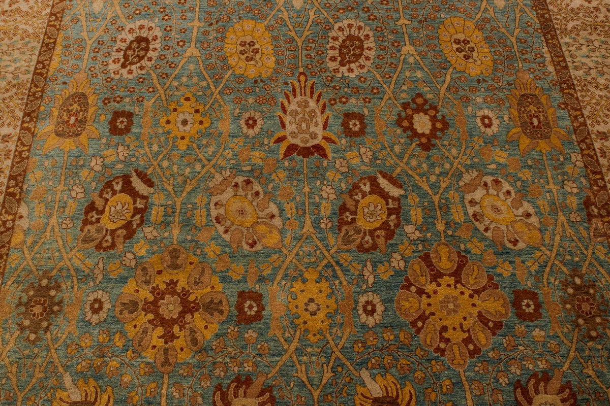 6x12 Blue and White Turkish Traditional Runner