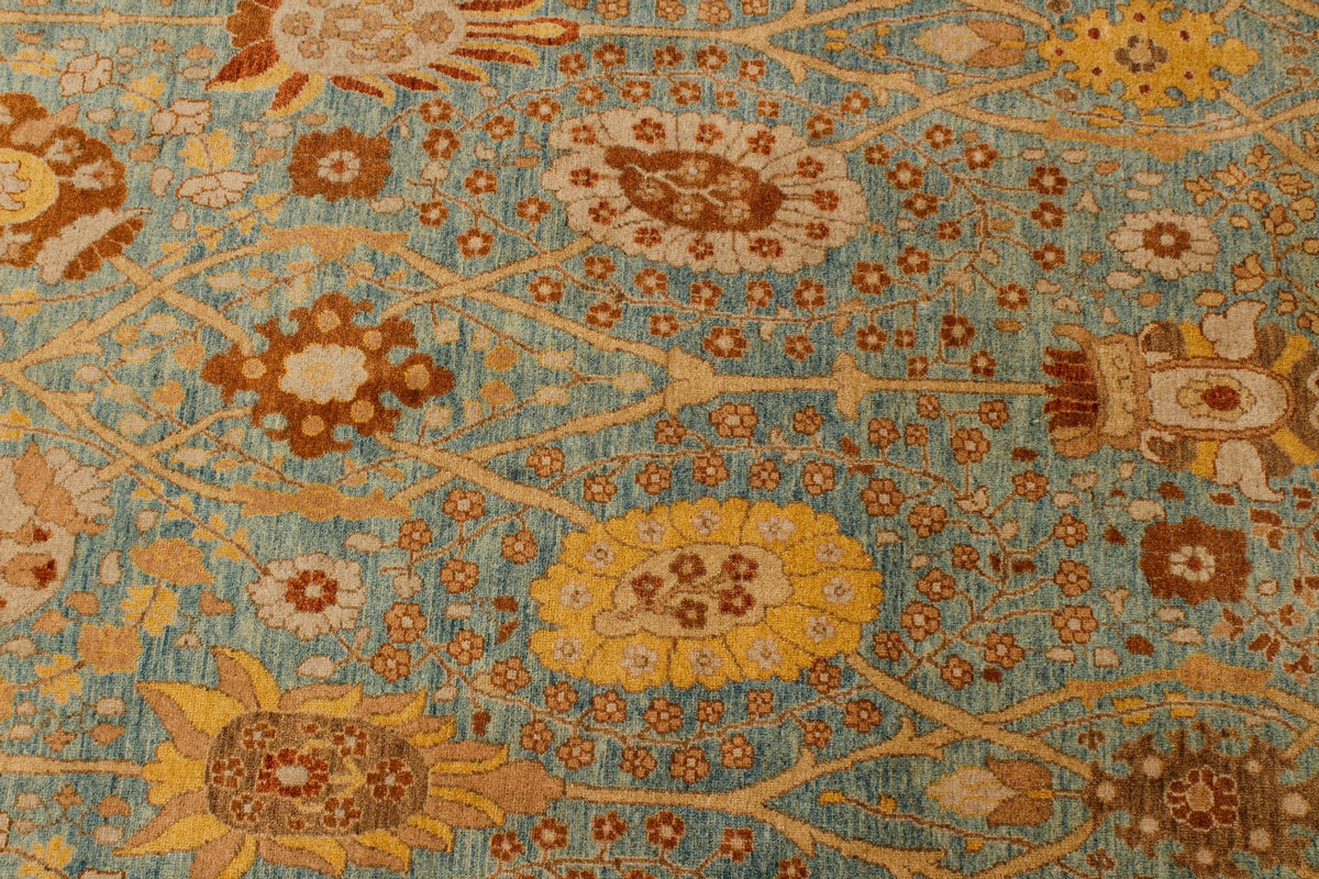 6x12 Blue and White Turkish Traditional Runner