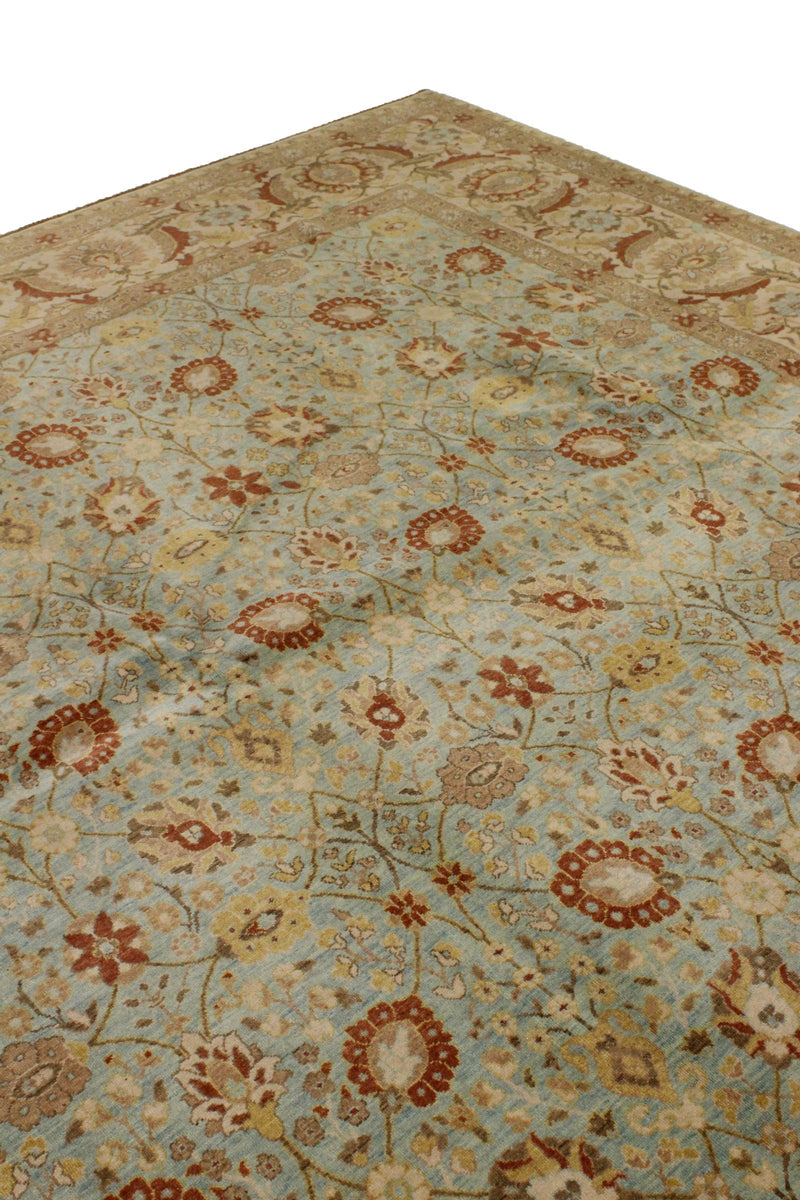 8x10 Blue and White Turkish Traditional Rug
