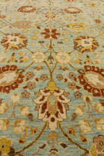 8x10 Blue and White Turkish Traditional Rug