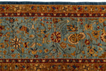 10x14 Blue and White Turkish Traditional Rug