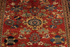 9x12 Red and Navy Anatolian Traditional Rug