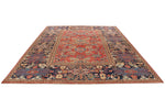 9x12 Red and Navy Anatolian Traditional Rug