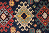 4x12 Navy and Green Anatolian Tribal Runner