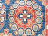 6x9 Blue and Red Persian Rug