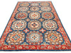 6x9 Blue and Red Persian Rug