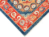 6x9 Blue and Red Persian Rug